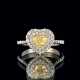 Fancy-Diamant-Ring 'Herz'. - Foto 1