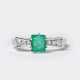 Smaragd-Diamant-Ring. - photo 1