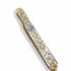 A LOUIS XV GOLD-MOUNTED MOTHER-OF-PEARL FRUIT-KNIFE - фото 1