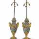 A PAIR OF RESTAURATION ORMOLU-MOUNTED GREY GRANITE VASES - фото 1