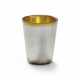 A BOHEMIAN DOUBLE-WALLED GOBLET WITH SILVERED INCLUSION - фото 1