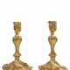 A PAIR OF FRENCH ORMOLU CANDLESTICKS - photo 1