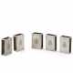 A SET OF FIVE FRENCH SILVER MATCH-BOX HOLDERS - фото 1