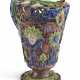 A FRENCH PALISSY-STYLE EARTHENWARE PUZZLE-JUG - фото 1