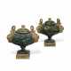 A PAIR OF LOUIS XVI ORMOLU-MOUNTED PORFIDO VERDE ANTICO VASES AND COVERS - фото 1