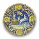 AN ITALIAN MAIOLICA ALLEGORICAL CHARGER - фото 1
