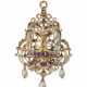 A CONTINENTAL JEWELED AND ENAMELED GOLD PENDANT OF SALOME - фото 1