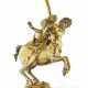 A GERMAN PARCEL-GILT FIGURAL GROUP OF NESSUS AND DEIANEIRA - photo 1