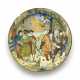 A GUBBIO MAIOLICA DATED GOLD AND RUBY LUSTRED ISTORIATO PLATE - фото 1