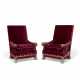 A PAIR OF FRENCH SILVER AND BEECHWOOD ARMCHAIRS - Foto 1