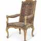 A REGENCE GILTWOOD FAUTEUIL - photo 1