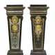 A PAIR OF NAPOLEON III ORMOLU-MOUNTED, PEWTER AND BRASS `BOULLE`-INLAID EBONY AND EBONIZED PEDESTALS - photo 1
