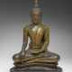 A MONUMENTAL GILT-BRONZE FIGURE OF BUDDHA - photo 1