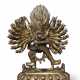 A LARGE GILT-BRONZE FIGURE OF VAJRABHAIRAVA - фото 1