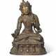 A GILT-BRONZE FIGURE OF A BODHISATTVA - photo 1