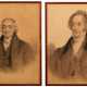 Two chalk portraits, of Joseph Hooker and William Jackson Hooker, c.1834-1835 - Foto 1