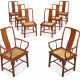 A SET OF SIX TEAK SIDE CHAIRS AND A PAIR OF TEAK ARMCHAIRS - фото 1