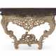 A LOUIS XV GREY-PAINTED CONSOLE TABLE - photo 1
