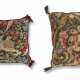 TWO FRENCH 'CHINOISERIE' NEEDLEWORK PANEL CUSHIONS - photo 1