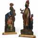 A PAIR OF NORTH EUROPEAN POLYCHROME-PAINTED DUMMY BOARDS - photo 1