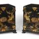 A PAIR OF JAPANESE EXPORT LACQUER TABLE CABINETS - фото 1