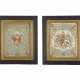 A PAIR OF GEORGE II CUT PAPER ARMORIAL PICTURES - Foto 1