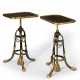 A PAIR OF REGENCY BLACK AND GILT-JAPANNED OCCASIONAL TABLES - Foto 1