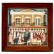 A PAINTED DIORAMA OF A BUTCHER SHOP - фото 1