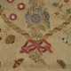 AN ENGLISH WOOL APPLIQUE COVERLET - Foto 1