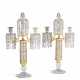 A PAIR OF REGENCY ORMOLU-MOUNTED GLASS CANDELABRA - photo 1