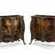 A MATCHED PAIR OF GEORGE III ORMOLU-MOUNTED CHINESE LACQUER AND JAPANNED COMMODES - фото 1
