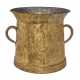 A FRENCH BRASS DAIRY PAIL - photo 1