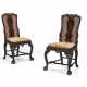 A PAIR OF GEORGE II GREEN, GILT AND POLYCHROME-JAPANNED SIDE CHAIRS - Foto 1
