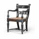 AN ANGLO-INDIAN CARVED EBONY CHAIR FOR A CHILD - Foto 1