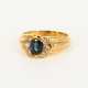 Sapphire-Diamond-Ring - фото 1