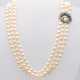 Gemstone-Pearl-Diamond-Necklace - Foto 1