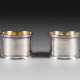 A PAIR OF FABERGÉ SILVER TEAGLAS-HOLDERS - фото 1
