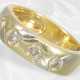 Ring: Solide gefertigter Brillant-Goldschmiedering, 18K Gold - photo 1