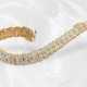 Armband: reich besetztes Brillant-Goldschmiedearmband, Bicolor, ca. 4,16ct - фото 1
