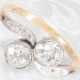 Ring: sehr schöner antiker Goldring mit Diamantbesatz, ca.1,1ct - photo 1