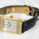 Armbanduhr: Exquisite Damenuhr Jaeger Le Coultre Reverso Ref.265.1.08 in 18K Gelbgold mit Lederband - Foto 1