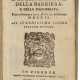 Descrizzione della barriera, e della mascherata, fatte in Firenze a’ XVII. et a’ XIX. di Febbraio 1612 - Foto 1