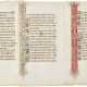 Four leaves from an important illuminated Italian Ferial Psalter - Foto 1