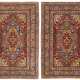 A PAIR OF ISFAHAN RUGS - Foto 1