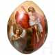 Porzellan-Ei (Osterei) mit der Auferstehung Christi, Russland, wohl St. Petersburg, Kaiserliche Porzellanmanufaktur, Anfang 20. Jhdt. - фото 1