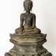 SEHR GROSSE FIGUR DES BUDDHA MARAVIJAYA - photo 1