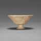 A CYCLADIC MARBLE FOOTED CUP - фото 1