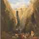 Muller, William, James (John) (1812 Bristol-1845 ebda.) "Wasserfälle von Tivoli", Öl/Holz, sign. u.r., 44x34 cm, Rahmen - фото 1