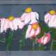 Fußmann, Klaus (geb. 1938 Verbert) "Blumen", Aquatinta-Radierung, 19/ 150, sign. und dat. u.r., 14,5x20,5 cm, im Passepartout hinter Glas und Rahmen - photo 1