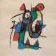 Miro, Joan (1893 Barcelona-1983 Palma) "Figürlich Abstrakt", Org. Farblitho, XXI/ LXXX, Vorzugsausgabe, mit Org. Signatur u.r., 44,5x36 cm, hinter Glas im Rahmen (Joan Miró war ein spanisch-katalanischer Maler, Grafiker, Bildhauer und Ker… - photo 1